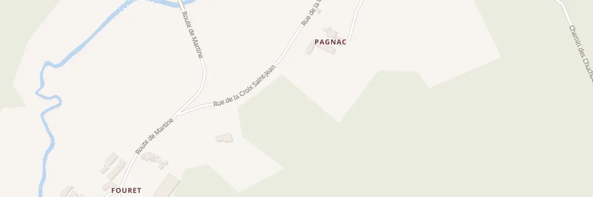 Plan du 9000 Pagnac à Condat-sur-Trincou