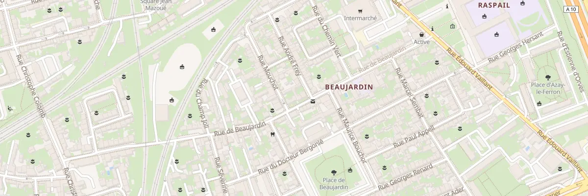 Plan du 84 Rue de Beaujardin à Tours