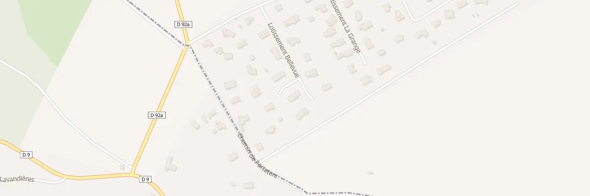 Plan du 39 Lot Lotissement Bellevue à Saux-et-Pomarède