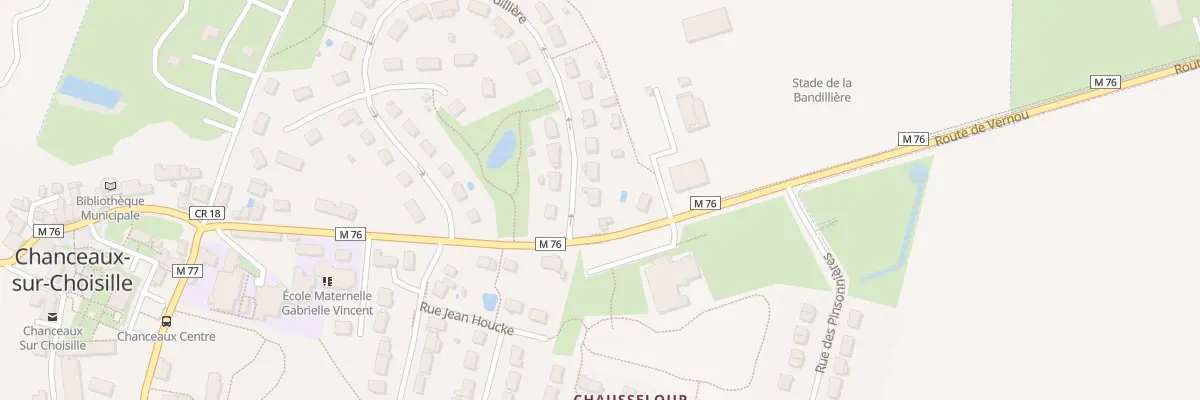 Plan du 2 Rue de la Bourdilliere à Chanceaux-sur-Choisille