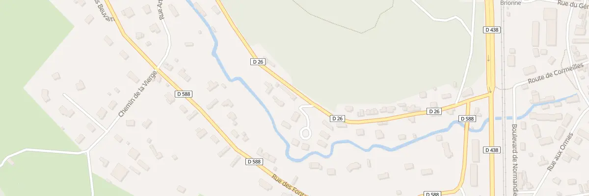 Plan du 29B Rte de Cormeilles à Brionne