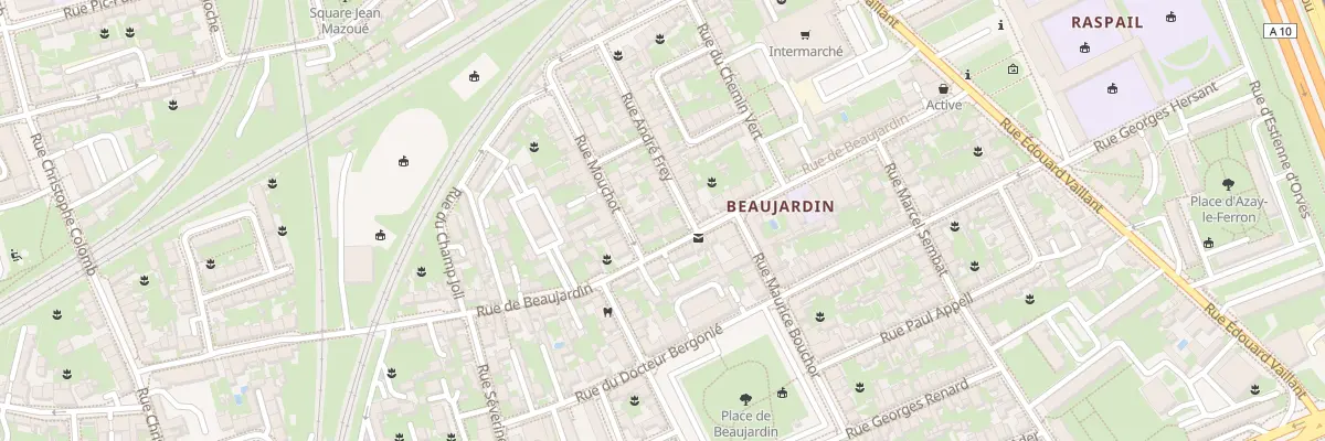 Plan du 86 Rue de Beaujardin à Tours