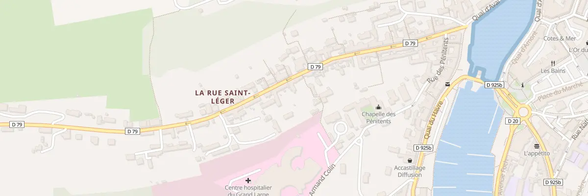 Plan du 96 Rue Saint-Léger à Saint-Valery-en-Caux