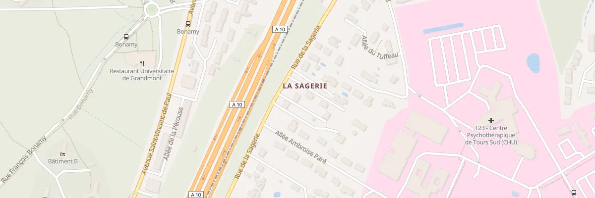 Plan du 164 Rue de la Sagerie à Saint-Avertin