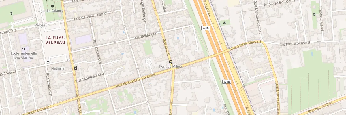 Plan du 172 Rue Jolivet à Tours