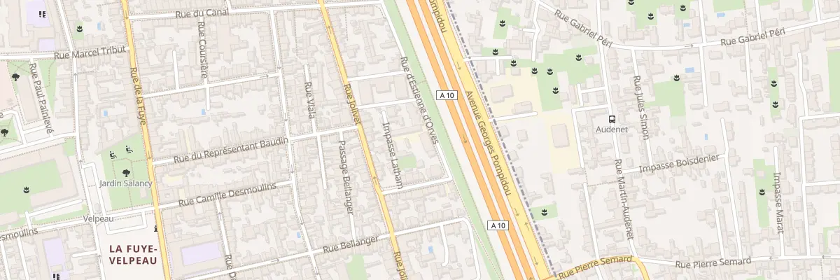 Plan du 31 Rue Estienne d’Orves à Tours