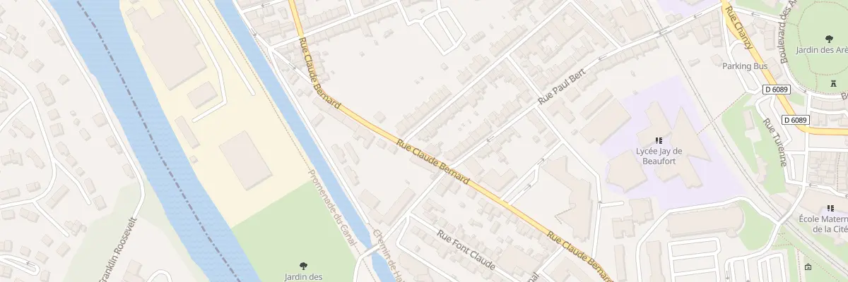 Plan du 6 Rue Courbet à Périgueux
