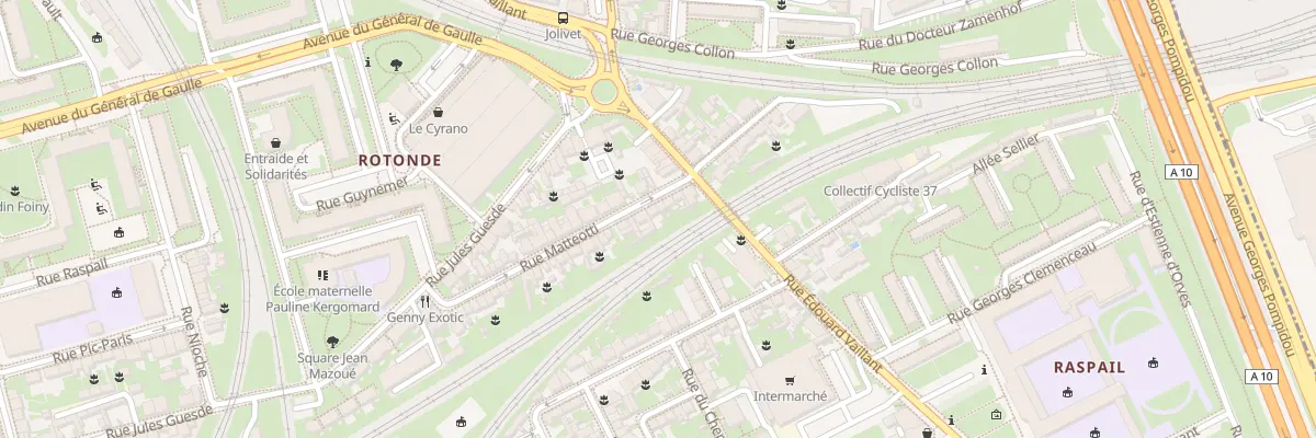 Plan du 59 Rue Matteoti à Tours