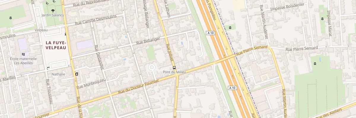 Plan du 170 Rue Jolivet à Tours