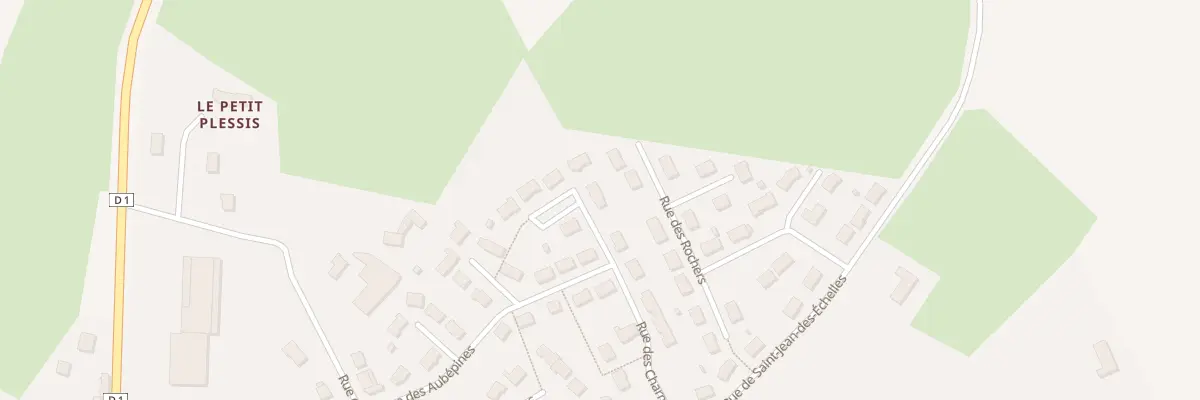 Plan du 16 Rue des Charmilles à Lamnay