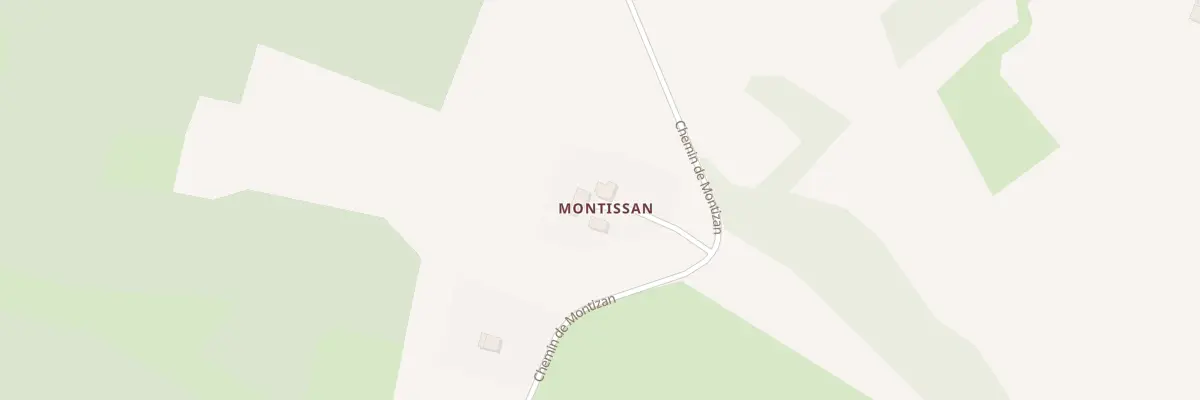 Plan du 1805 Chem de Montizan à Faget-Abbatial
