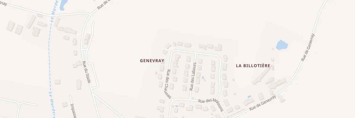 Plan du 10 Rue des Chaumes à Sorigny