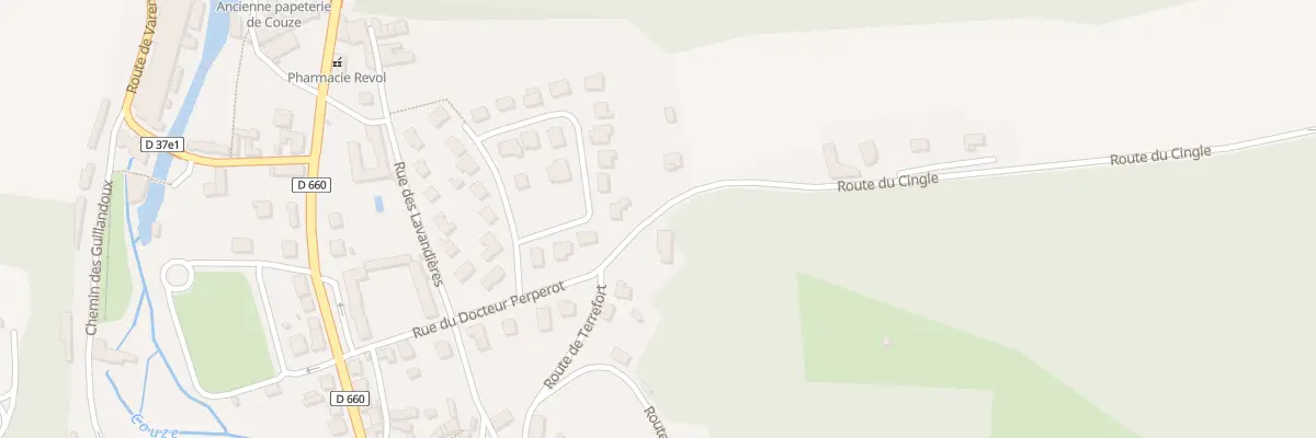 Plan du 50 Rte du Cingle à Couze-et-Saint-Front