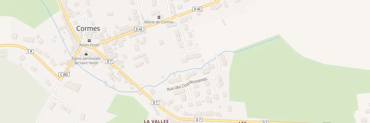 Plan du 8 Rue des Pres du Valmer à Cormes