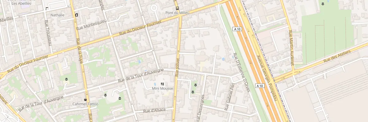 Plan du 196 Rue Jolivet à Tours