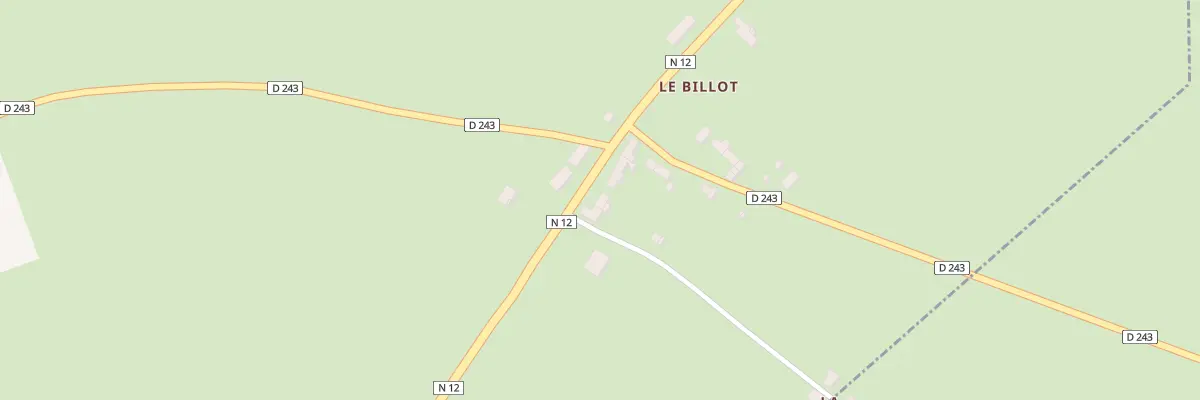 Plan du 45 Le Billot à La Ventrouze