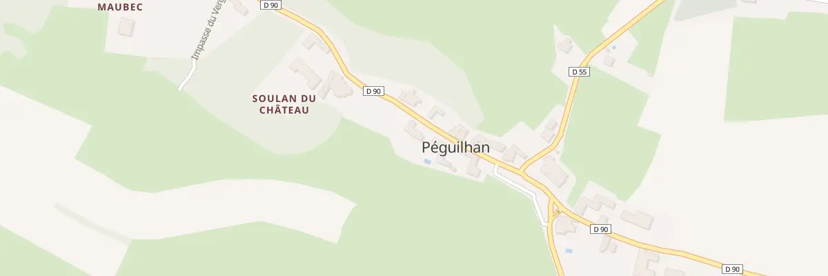 Plan de Village à Péguilhan