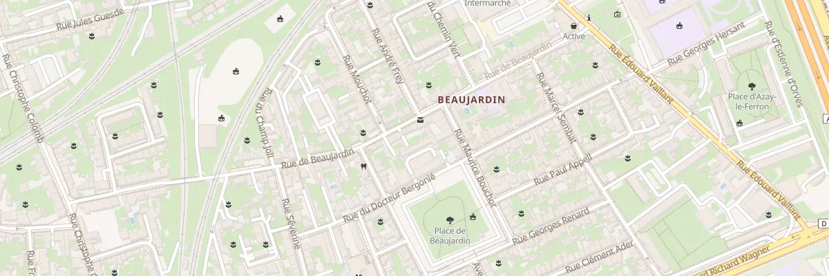 Plan du 71 Rue de Beaujardin à Tours