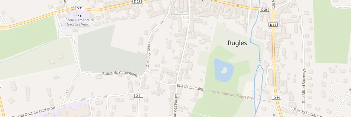 Plan du 32 Rue des Forges à Rugles