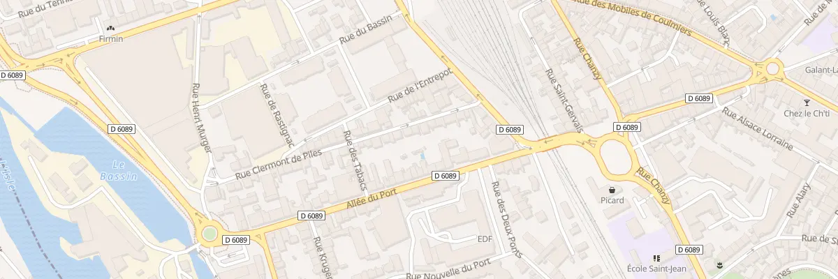 Plan du 44 Rue Clermont de Piles à Périgueux
