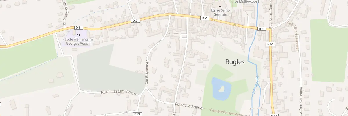 Plan du 20 Rue des Forges à Rugles