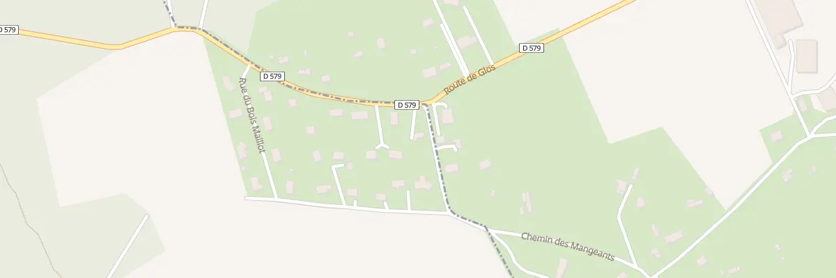 Plan du 2 Che de la Petite Vallée à Glos-sur-Risle