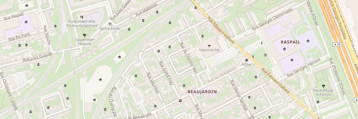 Plan du 5 Rue Claude Debussy à Tours