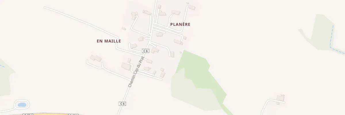 Plan du 407 Chem Cap du Prat à Marsan