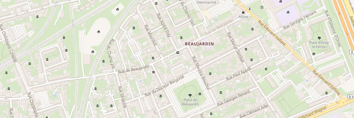 Plan du 73 Rue de Beaujardin à Tours