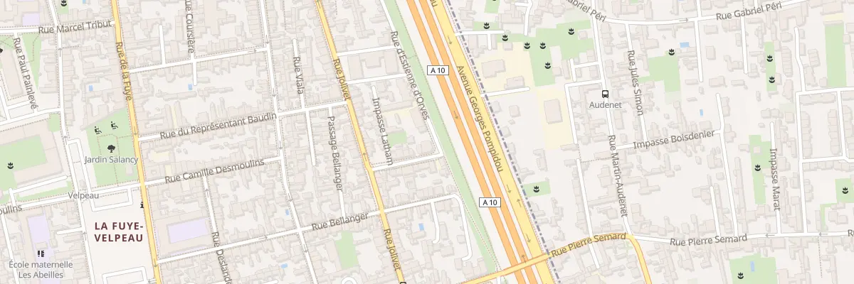 Plan du 14 Rue Latham à Tours