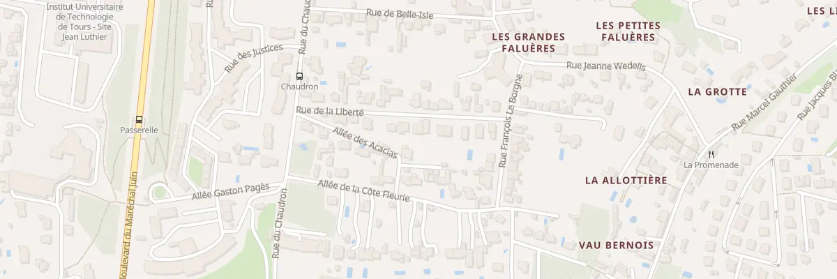 Plan du 12 Rue de la Liberté à Tours