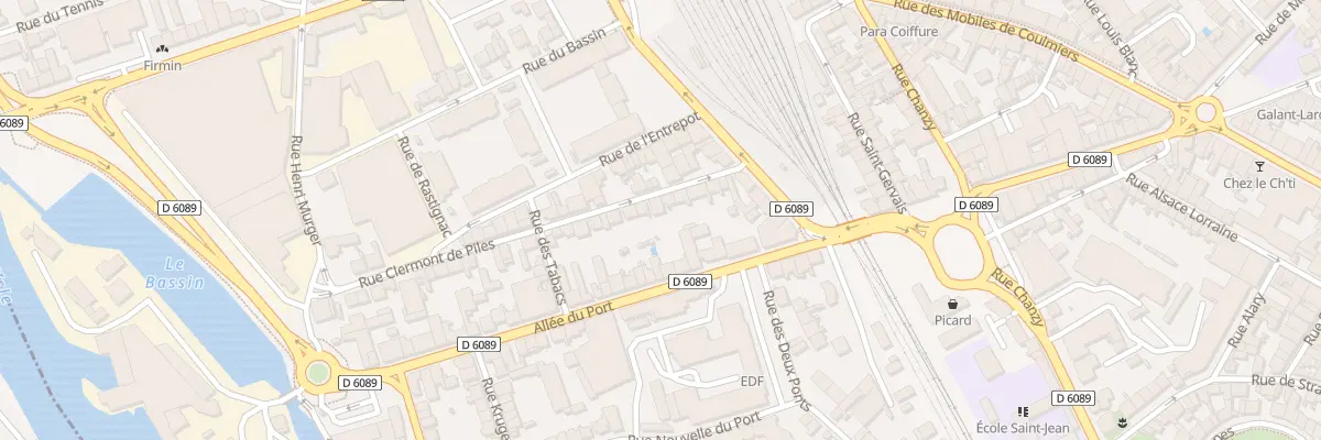 Plan du 46 Rue Clermont de Piles à Périgueux