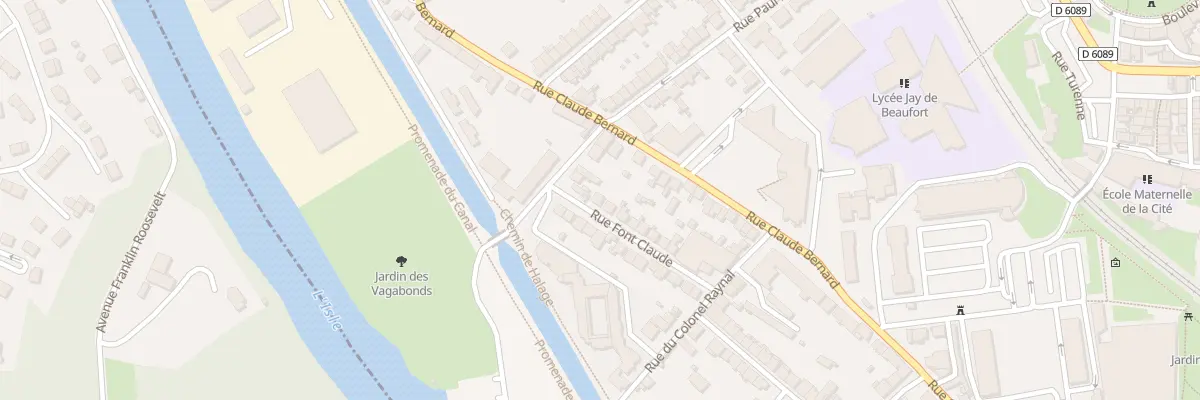 Plan du 9 Rue Font Claude à Périgueux