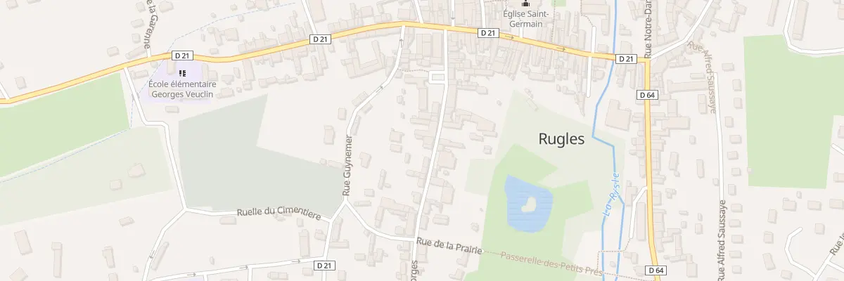 Plan du 22 Rue des Forges à Rugles