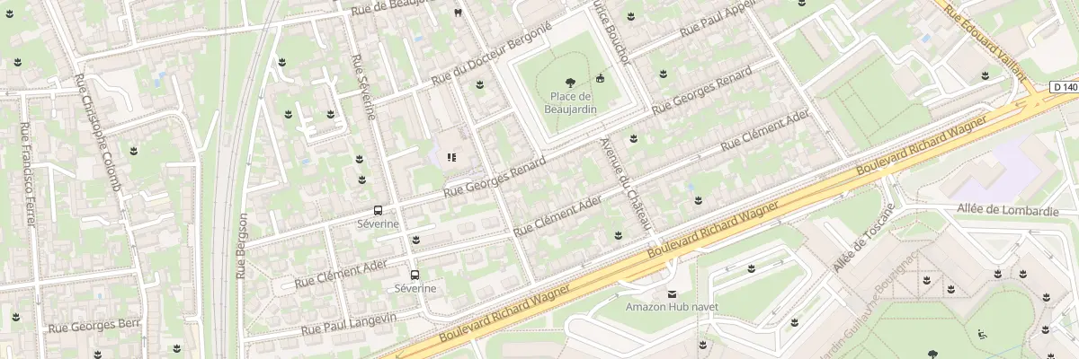 Plan du 55 Rue Georges Renard à Tours
