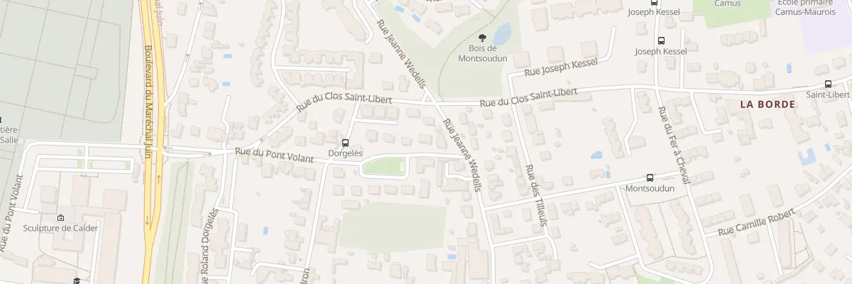 Plan du 10 All du Colonel Marnet à Tours