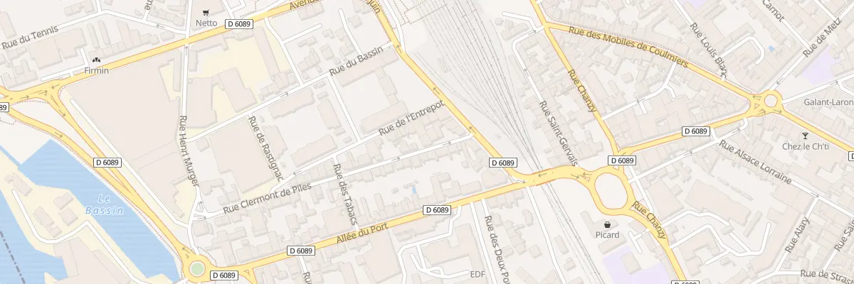Plan du 43 Rue Clermont de Piles à Périgueux