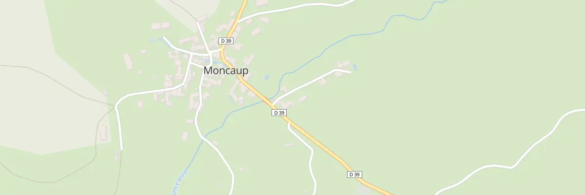 Plan de Chem du Moulin de Roc à Moncaup