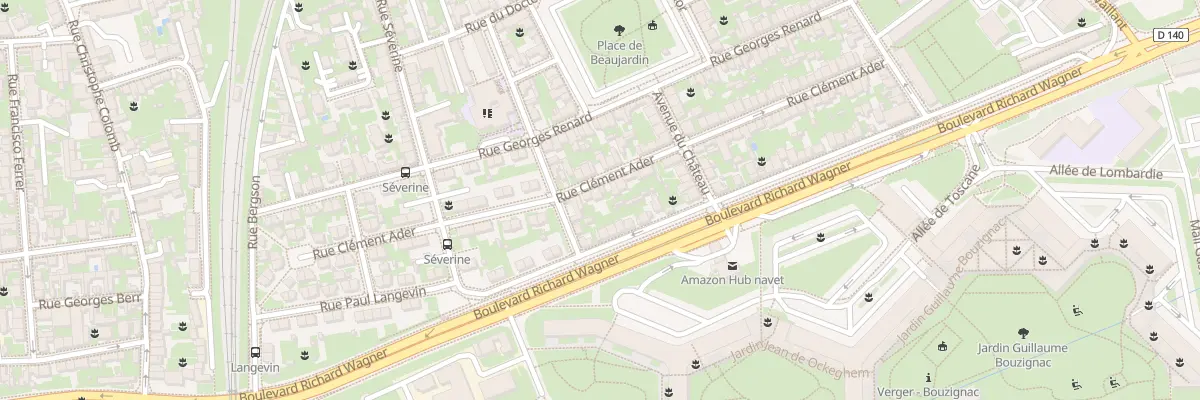Plan du 45 Rue Clément Ader à Tours