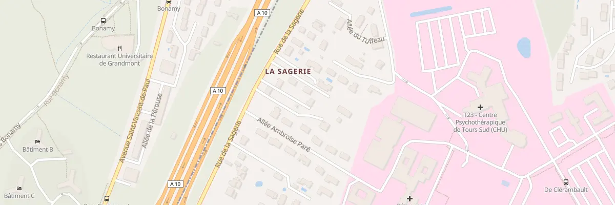 Plan du 164B Rue de la Sagerie à Saint-Avertin