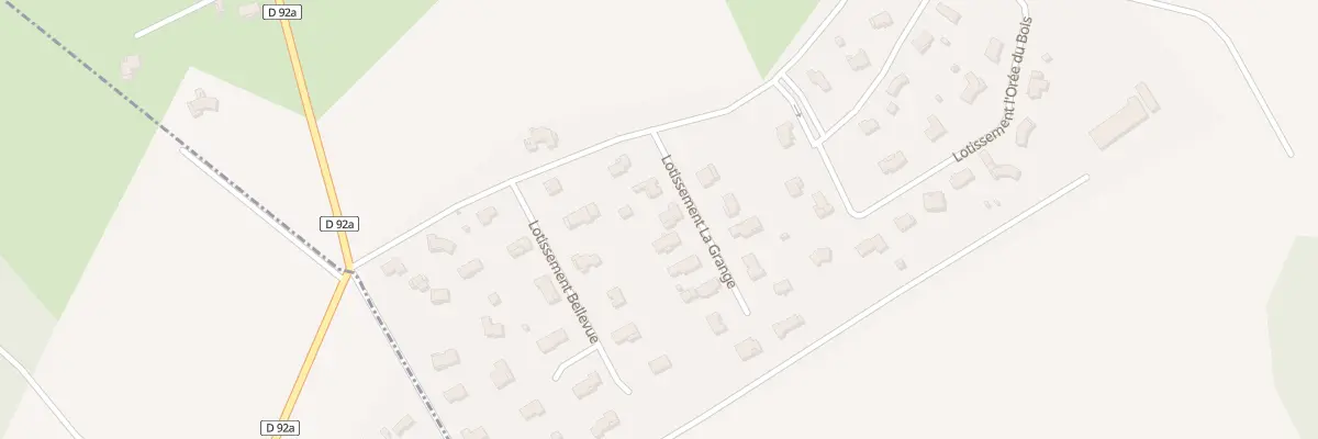 Plan du 59 Lot Lotissement La Grange à Saux-et-Pomarède