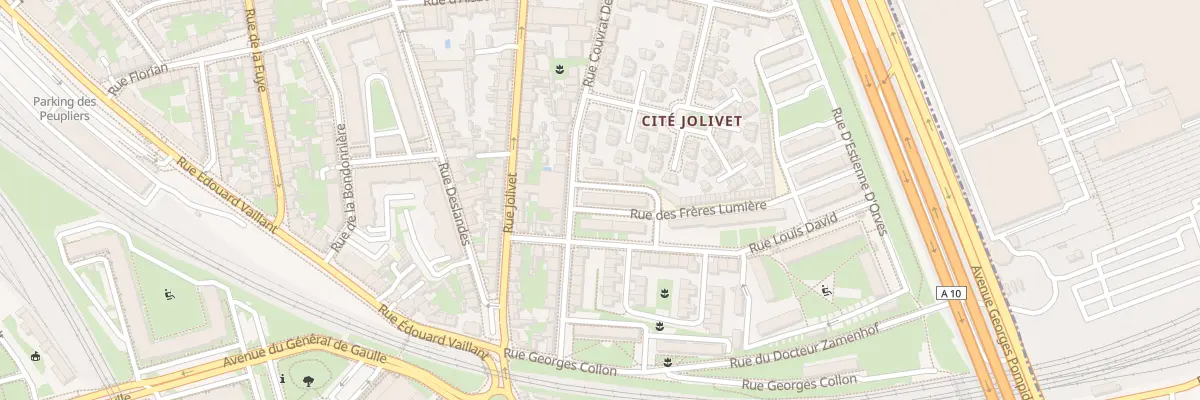 Plan du 2 Rue des Frères Lumière à Tours