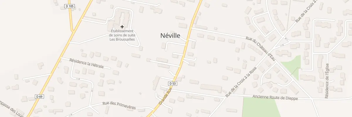 Plan du 36 Grande Rue à Néville