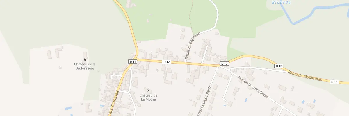 Plan du 13B Rte de Moulismes à Persac