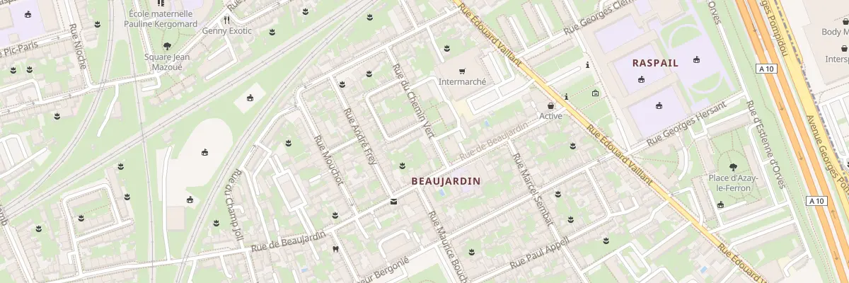 Plan du 44 Rue Claude Debussy à Tours
