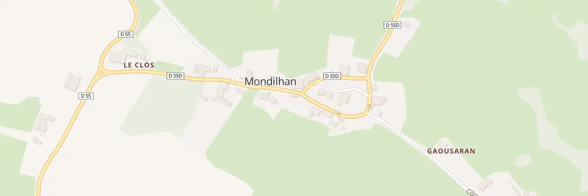 Plan du 5 Rue de l’Eglise à Mondilhan