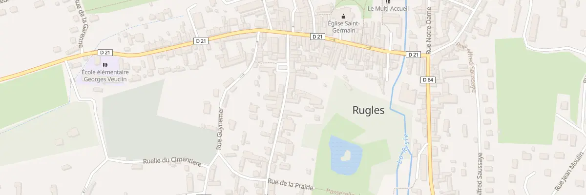 Plan du 23 Rue des Forges à Rugles