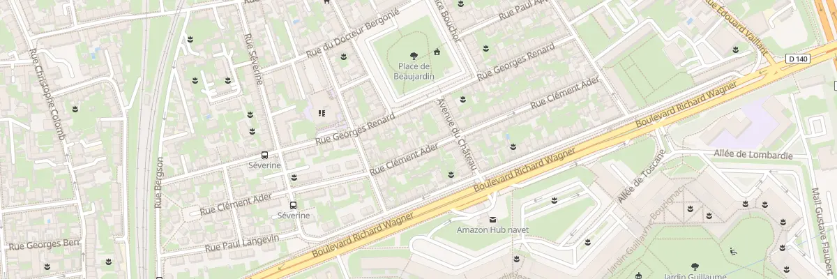 Plan du 54 Rue Clément Ader à Tours