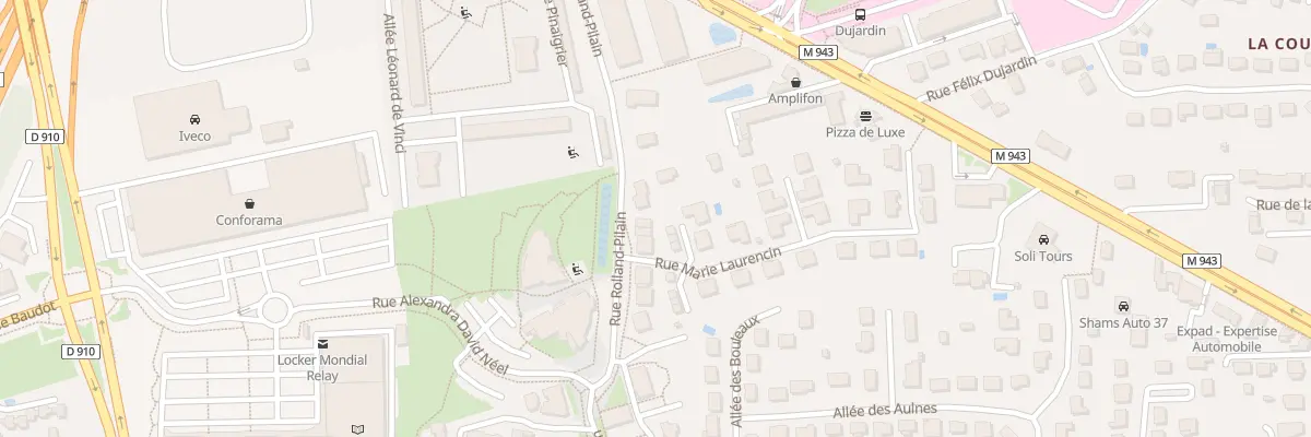 Plan du 67 Rue Rolland Pilain à Chambray-lès-Tours