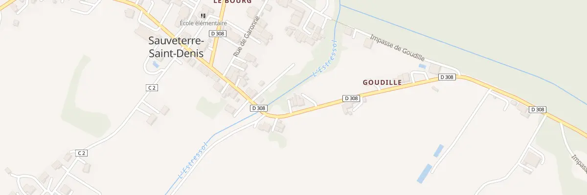 Plan du 31 Goudille à Sauveterre-Saint-Denis